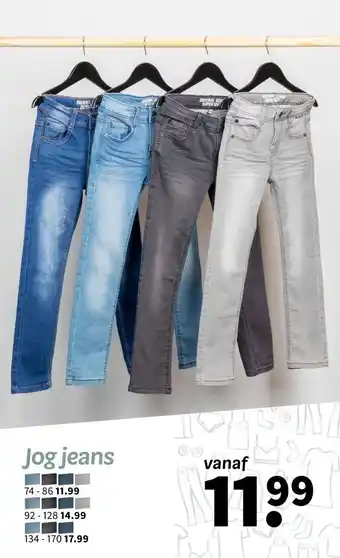 Wibra Jog jeans aanbieding