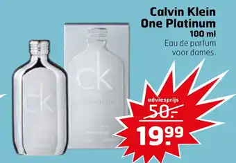 Trekpleister Calvin Klein - One Platinum aanbieding