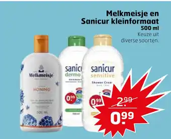 Trekpleister Melkmeisje en Sanicur kleinformaat aanbieding