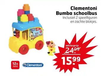 Trekpleister Clementoni Bumba schoolbus aanbieding