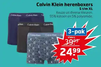 Trekpleister Calvin Klein herenboxers aanbieding