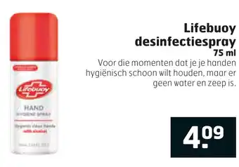 Trekpleister Lifebuoy desinfectiespray aanbieding