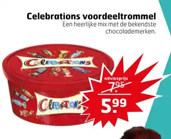 Trekpleister Celebrations voordeeltrommel aanbieding