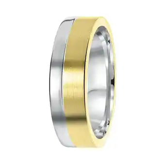 Douglas Lucardi Ring 'Benidorm' Zilver - zilverkleurig-goudkleurig aanbieding