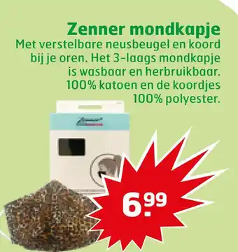 Trekpleister Zenner mondkapje aanbieding