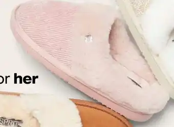 vanHaren Esprit slipper roze aanbieding