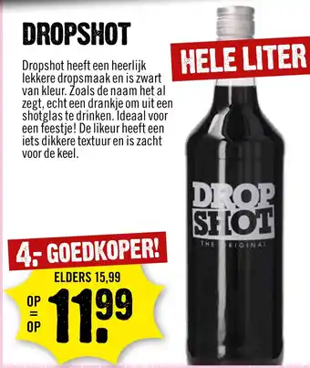 Dirck 3 DROPSHOT aanbieding