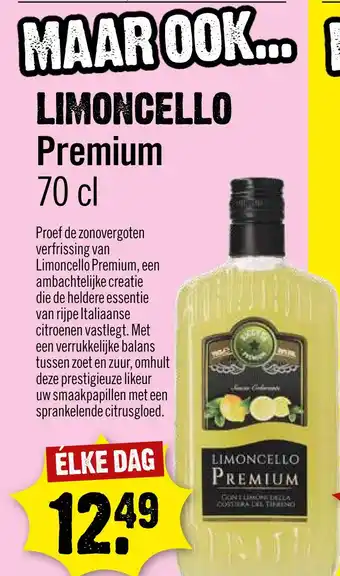 Dirck 3 LIMONCELLO Premium 70 cl aanbieding