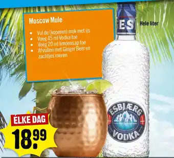 Dirck 3 ESBJAERG VODKA aanbieding