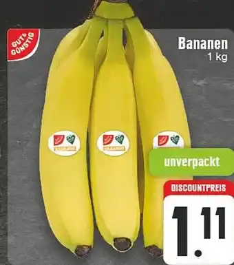 Edeka DE Bananen aanbieding