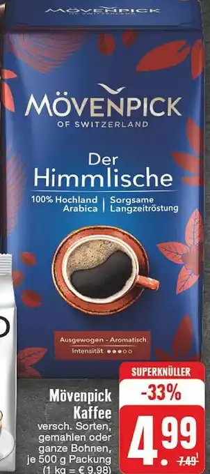 Edeka DE Mövenpick Kaffee aanbieding