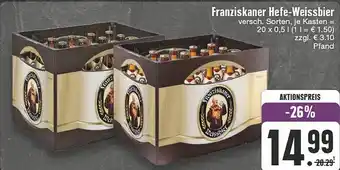 Edeka DE Franziskaner Hefe-Weissbier aanbieding