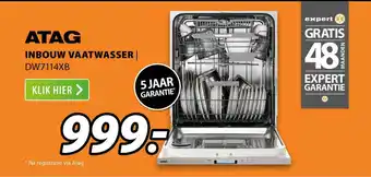 Expert ATAG Inbouw Vaatwasser | DW7114XB aanbieding