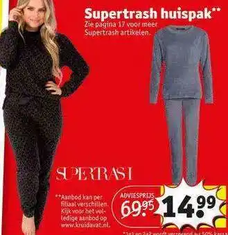 Kruidvat Supertrash Huispak aanbieding