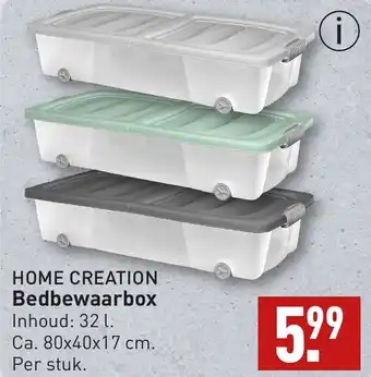 ALDI HOME CREATION Bedbewaarbox aanbieding