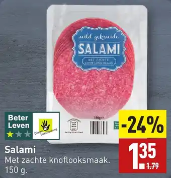 ALDI Salami aanbieding