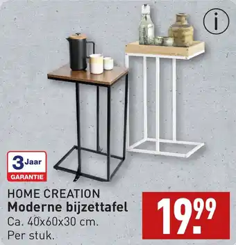 ALDI HOME CREATION Moderne bijzettafel aanbieding