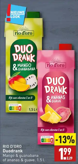 ALDI RIO D'ORO Duodrank aanbieding