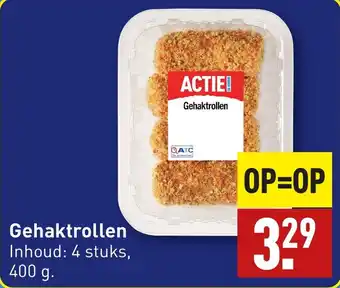 ALDI Gehaktrollen aanbieding