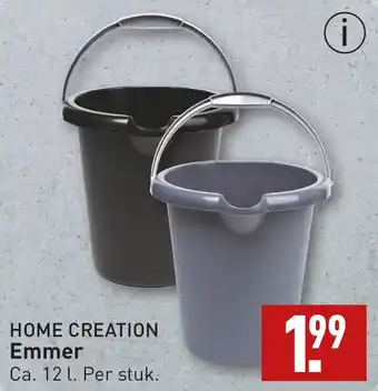 ALDI HOME CREATION Emmer aanbieding