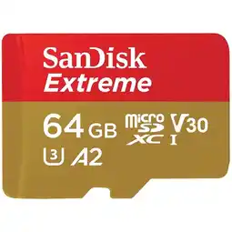 Bol.com SanDisk Extreme 64 GB MicroSDXC UHS-I Klasse 10 aanbieding