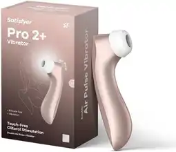 Amazon Satisfyer Pro 2 Plus trillingen, drukgolven en trillingen, 2 afzonderlijke motoren, batterijtechnologie, waterdicht aanbieding