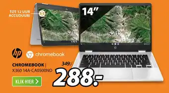 Expert HP Chromebook Laptop | X360 14A-CA0500ND aanbieding