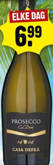 Dirck 3 Prosecco col doré casa defrà aanbieding