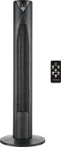 Bol.com CoolHome CF2205 - Torenventilator met afstandsbediening - Ventilator staand met Ionisator - 96 CM - Dimbaar LED scherm - Zwar aanbieding