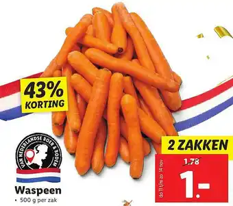 Lidl Waspeen 43% Korting aanbieding