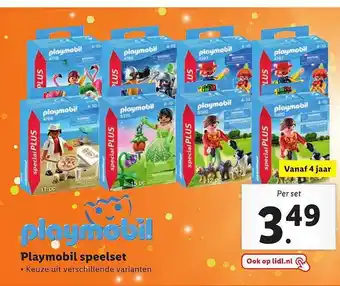 Lidl Playmobil Speelset aanbieding