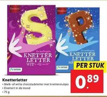 Lidl Favorina Knetterletter aanbieding