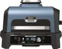 Bol.com Ninja Woodfire Pro Connect XL - 7-in-1 Elektrische Smart BBQ Grill en Smoker - Inclusief Digitale Braadthermometer - Connect  aanbieding