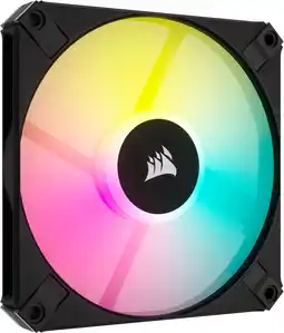 Amazon Corsair AF120 RGB SLIM, 120mm PWM Fluid Dynamic Bearing Fan - Dun Profiel Voor Kleine Kasten - Geluidsarm - Tot 2000 RPM - 8 aanbieding