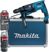 Bol.com Makita HR2631FT13 Combihamer verwisselbare Boorkop + Boorset aanbieding