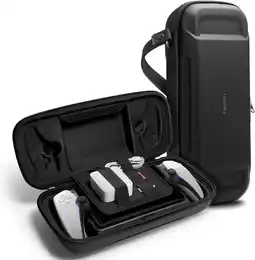 Amazon Spigen Rugged Armor Pro Case Compatibel met PlayStation Portal Remote Player Case - Zwart aanbieding