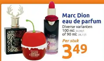 Action Marc Dion eau de parfum aanbieding