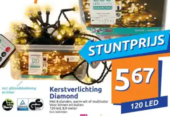 Action Kerstverlichting Diamond 120 LED aanbieding