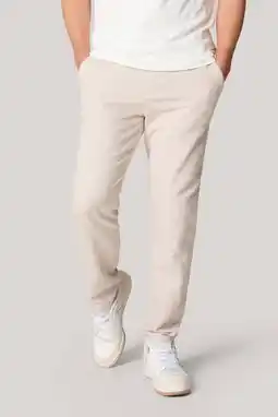 Wehkamp Shoeby regular fit broek beige aanbieding