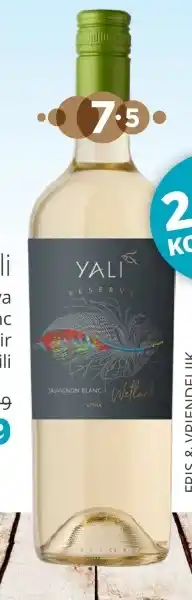 Mitra Yali Wetland Sauvignon Blanc Reserva aanbieding