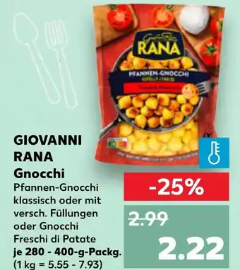 Kaufland DE GIOVANNI RANA Gnocchi aanbieding