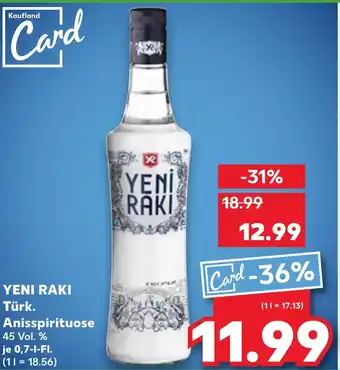 Kaufland DE YENI RAKI Türk. Anisspirituose aanbieding