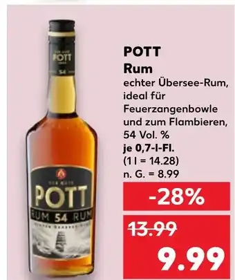 Kaufland DE POTT Rum aanbieding