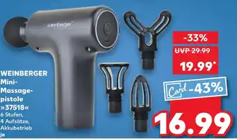 Kaufland DE WEINBERGER Mini- Massage- pistole >>37518 aanbieding