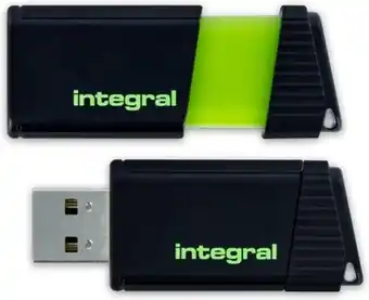Bol.com Integral USB Stick 2.0 Pulse 128GB Groen aanbieding
