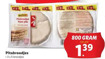 Lidl Pitabroodjes aanbieding