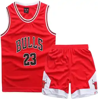 Amazon Basketbaloutfit voor Kinderen, 2-delig Kinderen Basketbal Jersey, Mouwloze Kinderen Basketbal Set en Basketbal Shorts, 4-50 J aanbieding