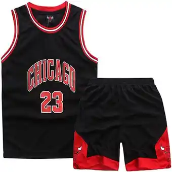 Amazon Basketbaloutfit voor Kinderen, 2-delig Kinderen Basketbal Jersey, Mouwloze Kinderen Basketbal Set en Basketbal Shorts, 4-65 J aanbieding