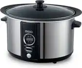 Bol.com MOA Digitale Slowcooker 65 liter - RVS - BPA vrij - SC65D aanbieding