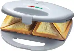 Bol.com Clatronic ST 3477- Tosti-apparaat - Wit aanbieding